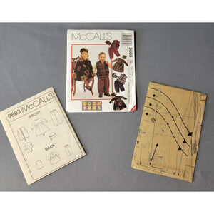 UNCUT McCalls Sewing Pattern #9603 Toddler Size 2-3-4 Clothes Pants Vest Dress